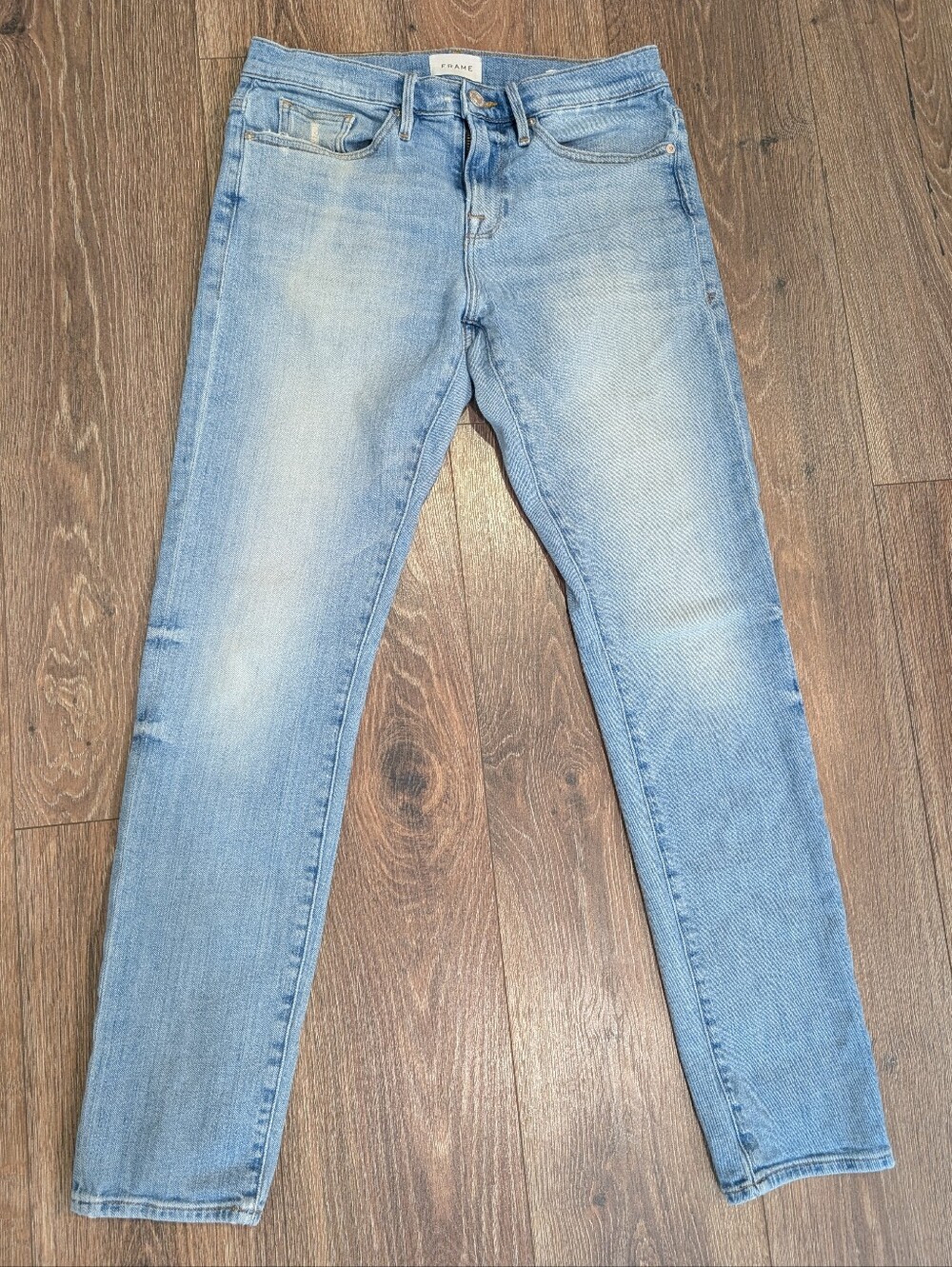FRAME L'Homme Slim Jeans Mens 30x30 Osbourne Grind Light Wash Denim Style